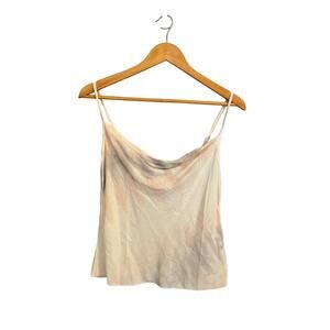 NWT Michael Stars Women's Latoya Cowl Neck Tye Dye Pink Blouse Size XS